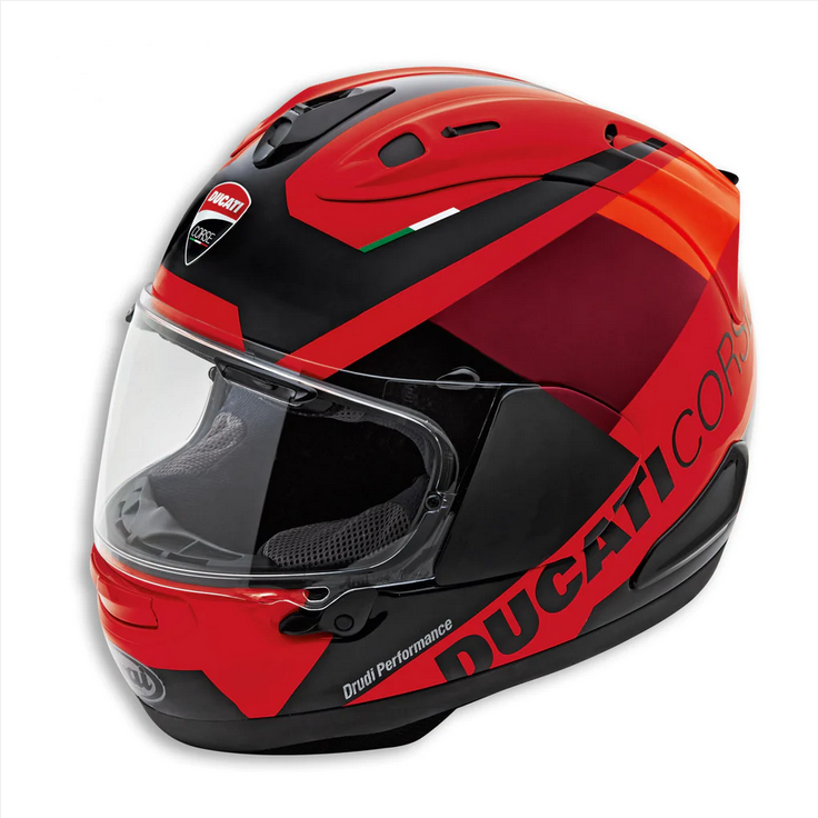 arai helmet ducati Corse V6 98107383 new LIMITED QUANTITIES – Peninsula Imports Ducati Size/Color:400lb Black noramini The wider visor increases Ecooda Black Hawk 2