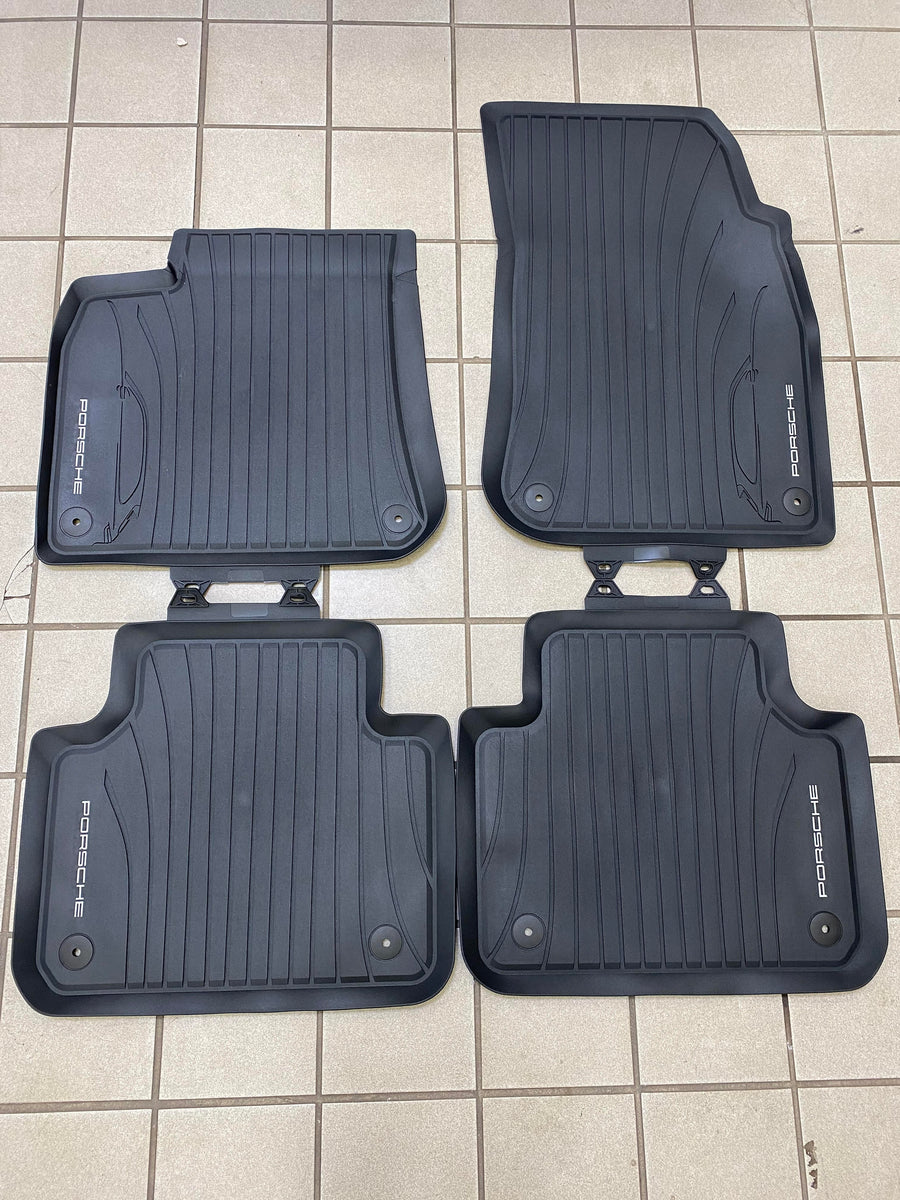 Allweather floor mats Porsche Cayenne ( E3 ) 9Y00448011E0 Black, base