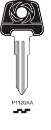 MGB-P1120AA Key, Blank 1975-1977