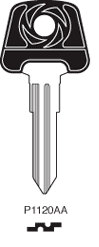 Midget-P1120AA Key Blank 1975-1977