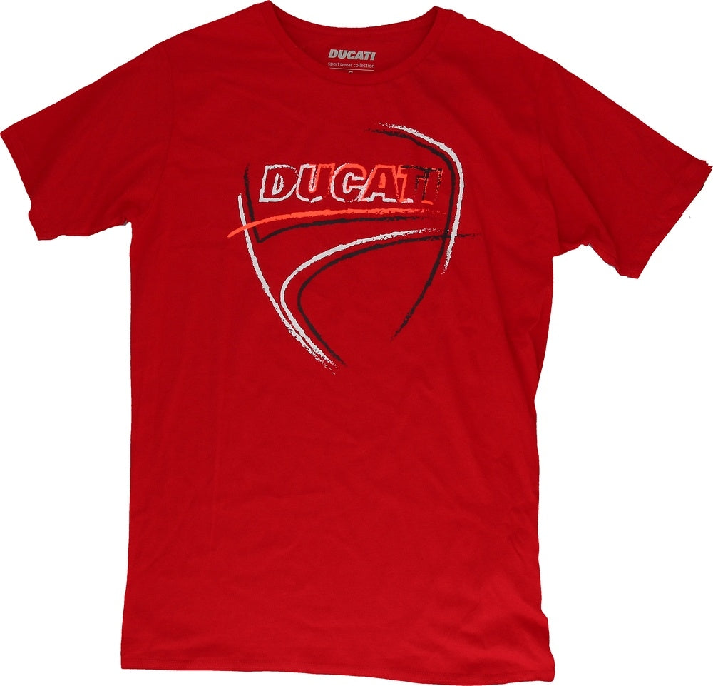 Ducati T-SHIRT HEARTBEAT RED  98770093