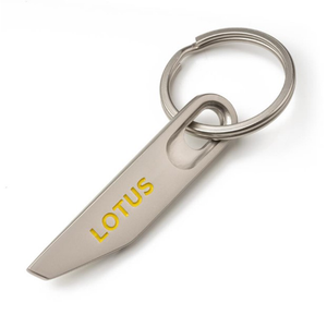 Lotus Flag Keyring Silver-LOTMC0051GY