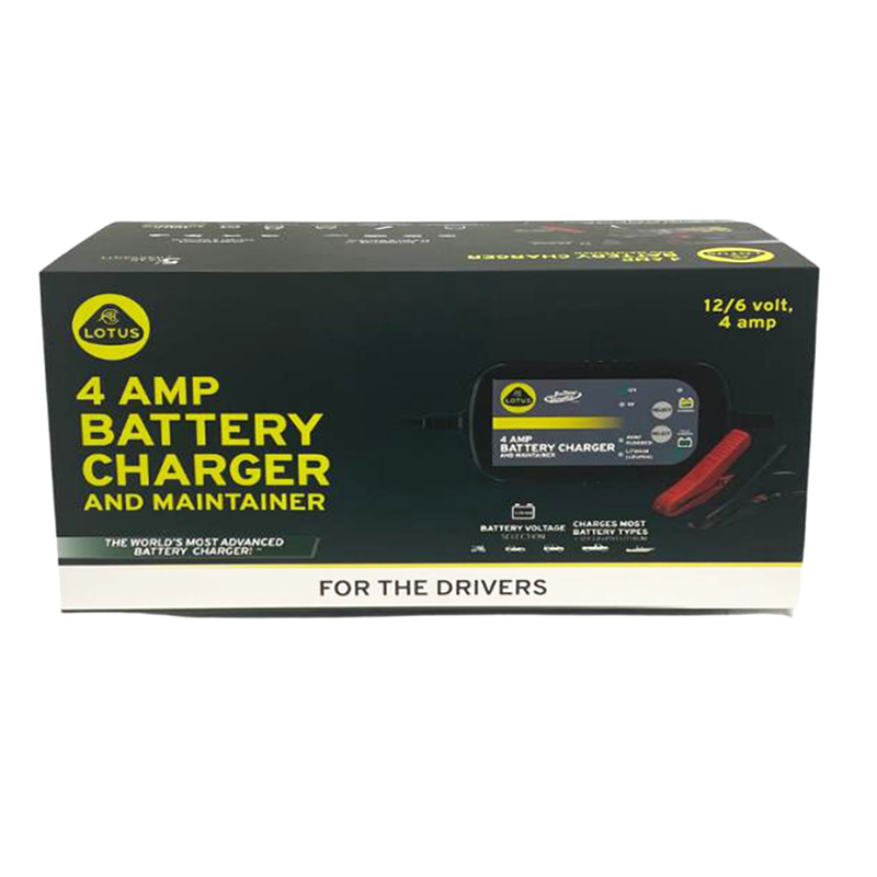 Lotus 4 AMP Battery Charger and Maintainer-1980-2021 LOTAC09030