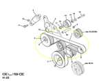 Lotus Drive Belt - AC 2ZZ Engine Elise / Exige- A120E6416S