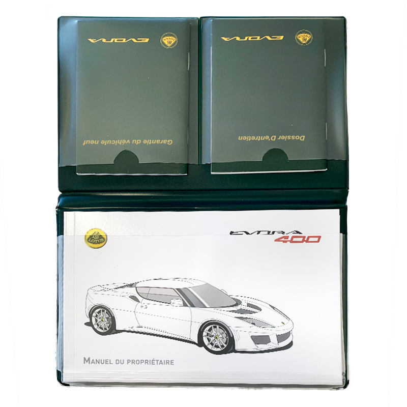 Lotus Evora 400 Owner's Manual - French Version Lotus Original Brand New-F132T0324JC