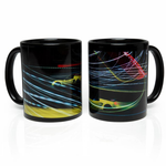 Lotus Black Mug Set of 2- LOTMC0014BK