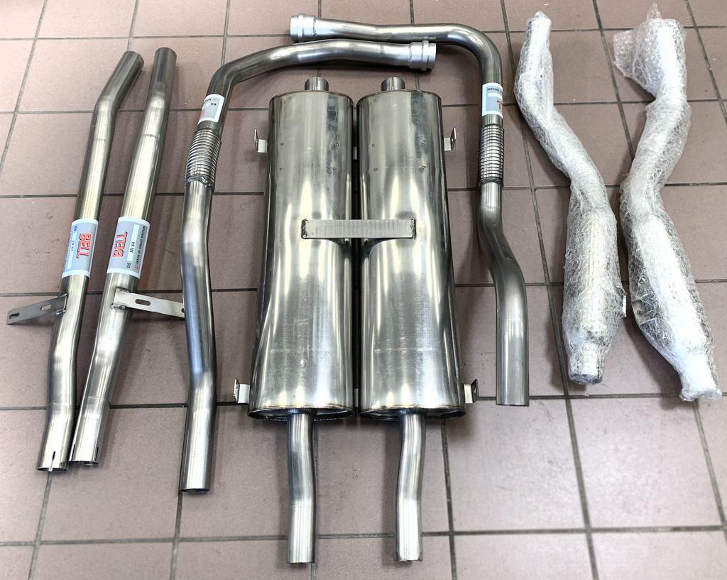 NEW Jaguar exhaust for E-type 6 cylinder 4.2 SER. 2 1964-1968 BSS-JR-017 UK