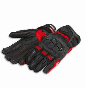 Ducati Fabric-leather gloves-Tour C5 98108804