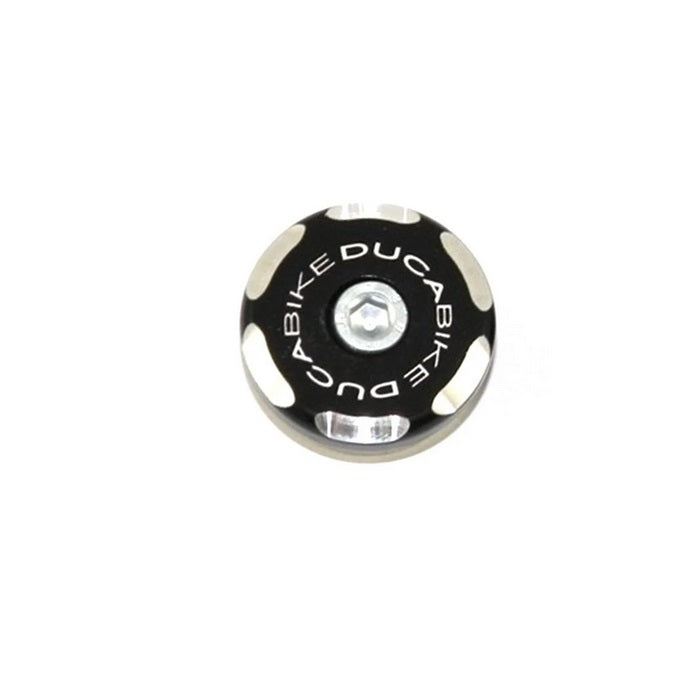 DUCABIKE LEFT FRONT WHEEL CAP BLACK TRS02D