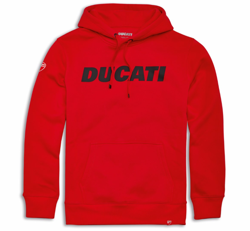Ducatiana Sweatshirt with Hood Red 98771202