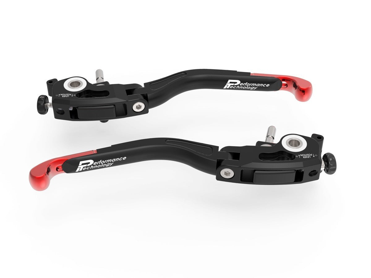 Ducabike LP02A ULTIMATE - PANIGALE BRAKE + CLUTH ADJ. LEVERS Red