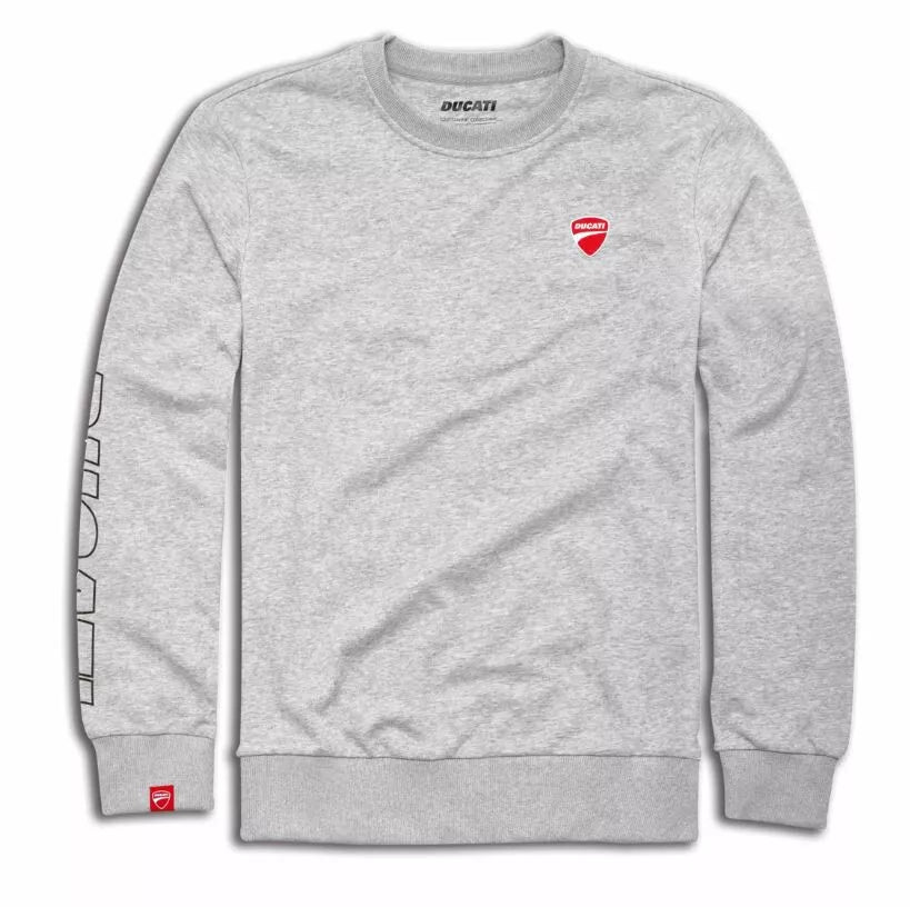 Ducati Gray Round-Neck Sweatshirt 98771204