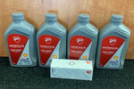 Panigale V4 ORIGINAL kit Ducati Shell Advance Ultra 4T 15W-50 Synthetic & Crush Washer