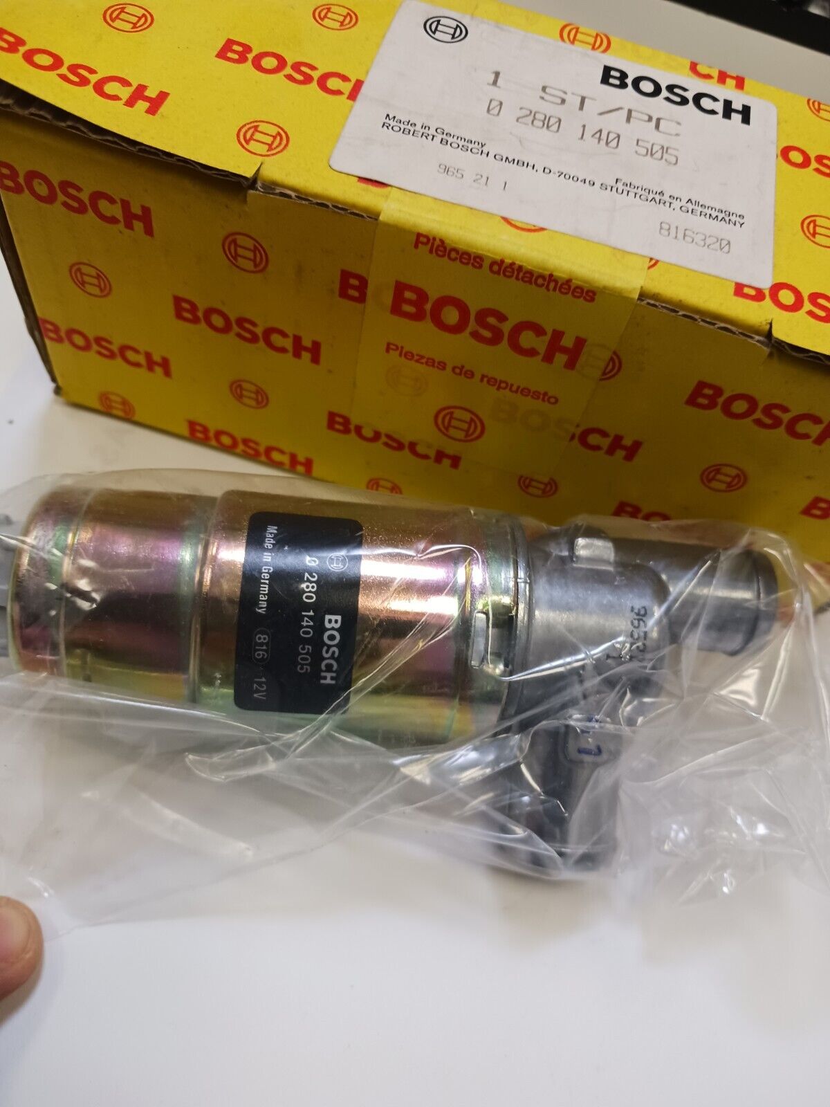 Fuel Injection Idle Air Control Valve Bosch 0280140505 Brand NEW OLD STOCK OE in Bosch Original box.