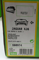 Jaguar XJ6/XJ40 European Left Headlamp Assembly Original Valeo 068974 JLM1015 OE