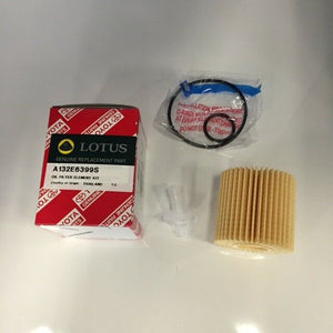 LOTUS ORIGINAL OIL FILTER KIT SUPPLIED BY LOTUS CARS GENUINE WITH SEALS