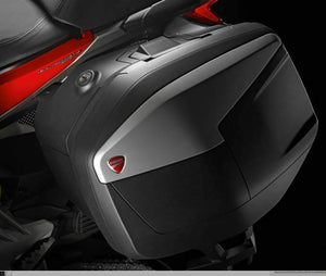 Genuine 2015 Ducati Multistrada 1200 Set of Rigid Side Panniers Pair 96780572A