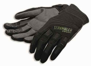 Genuine Ducati Scrambler Gloves Overland Black & Grey 98103088