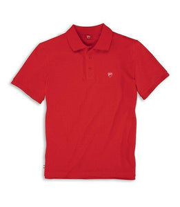 Genuine Ducati 17 Basic Red Polo Shirt 98769530 New