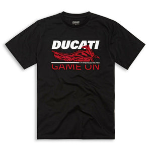 Ducati Game on Black T-shirt 98770092