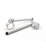 Ducabike for Ducati Adjustable Handlebar 53 mm RISE 0 mm Silver BSR530E  ITALY