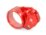 DUCABIKE for Ducati Clear Clutch Cover Oil Bath Red CCDV01AA Hypermotard, SS, Mt