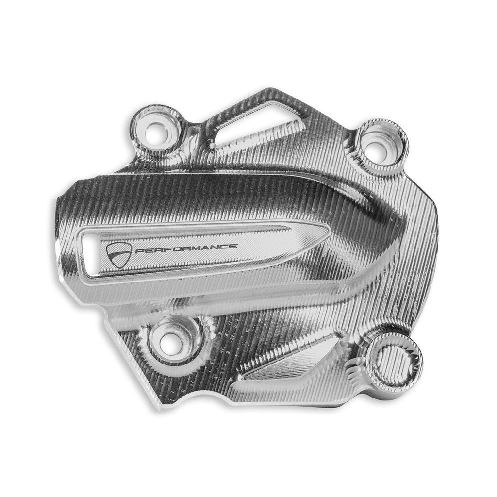 Genuine Ducati Water Pump Machined Cover Silver 97380152A