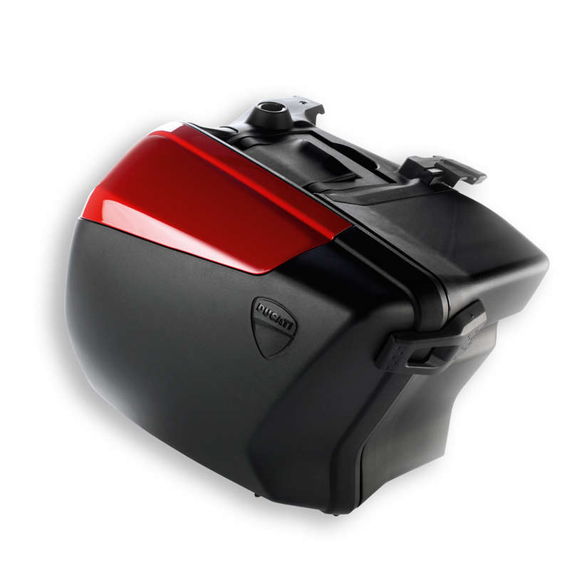 Ducati Performance Multistrada Pannier Kit 58 Liter - Red, Part # 96785610C