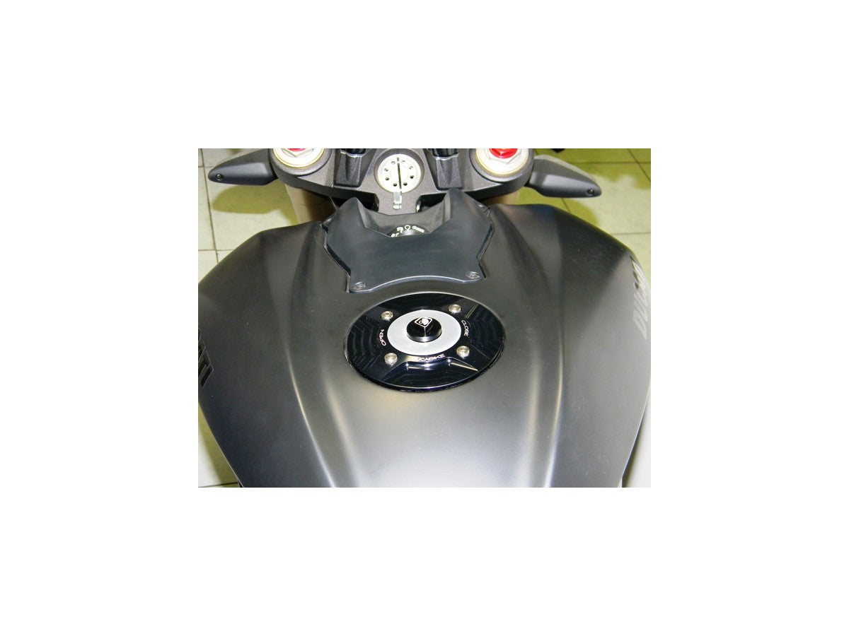 DUCABIKE for Ducati FUEL TANK CAP Black-Silver TSB04DE